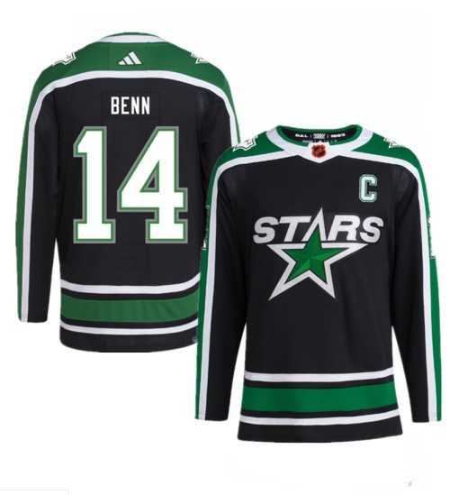 Men%27s Dallas Stars #14 Jamie Benn Black 2022-23 Reverse Retro Stitched Jersey Dzhi->san francisco 49ers->NFL Jersey